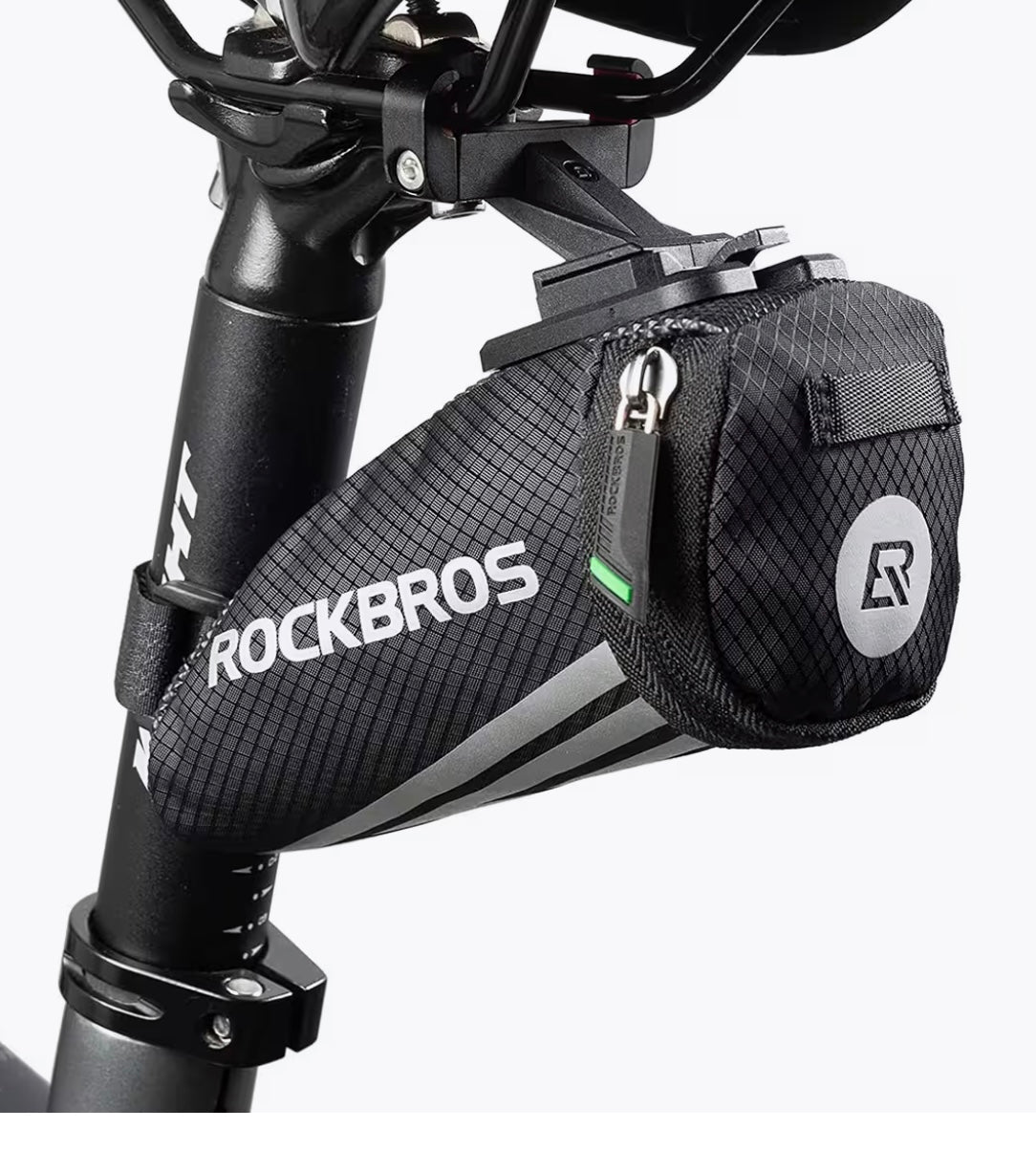 ROCKBROS
Sacoche de Selle de Bicyclette Arrière Mini 0,5L Sac de cyclisme Nylon Noir avec
