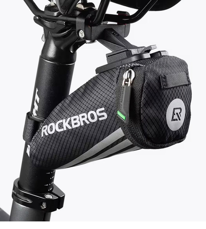 ROCKBROS
Sacoche de Selle de Bicyclette Arrière Mini 0,5L Sac de cyclisme Nylon Noir avec